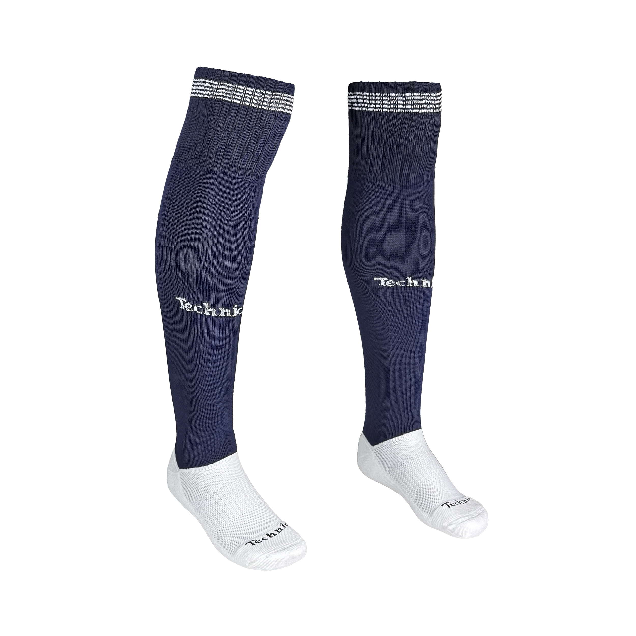 تصویر جوراب فوتبالی تکنیک+07 مدل JS-105-SO رنگ سرمه ای