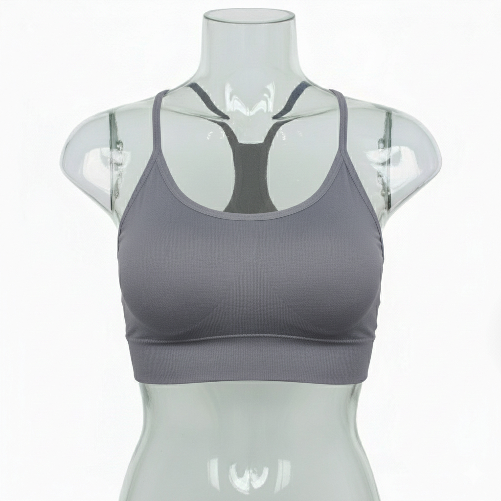 تصویر نیم تنه زنانه مدل alo کد TS-105 رنگ طوسی