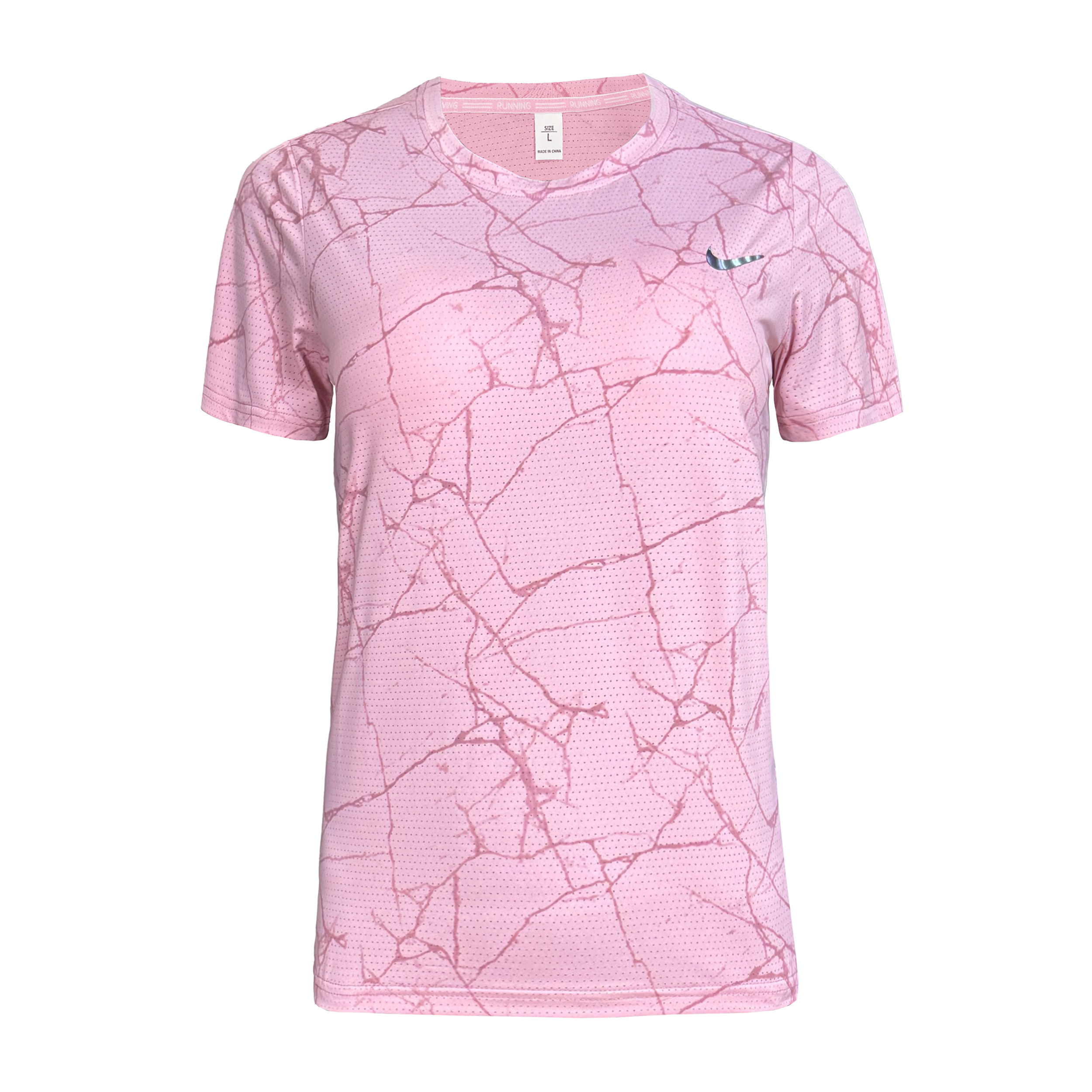 تصویر تیشرت ورزشی زنانه نایک کد TS-102-SU رنگ صورتی