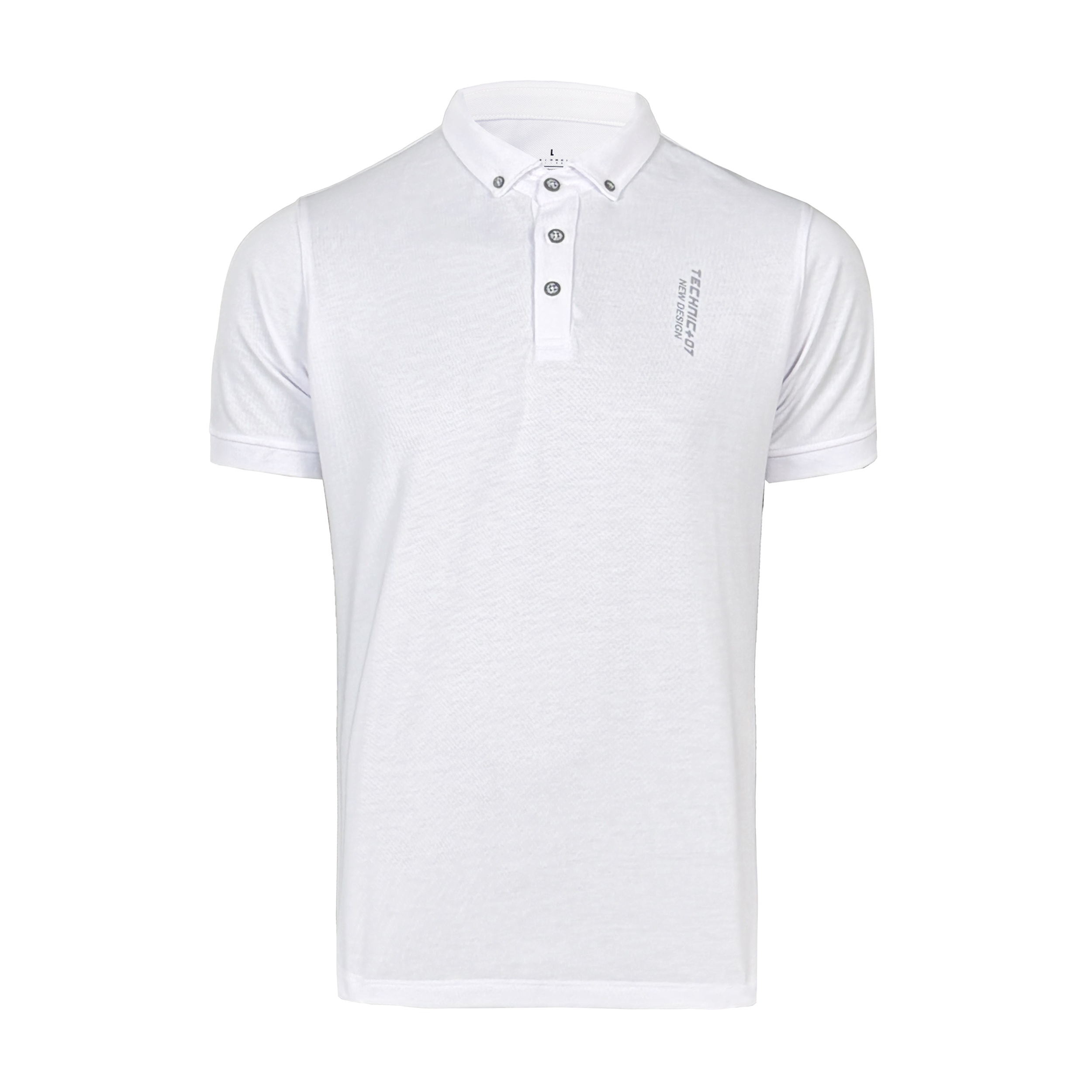 تصویر پولوشرت آستین کوتاه مردانه تکنیک پلاس 07 مدل TS-159  رنگ سفید