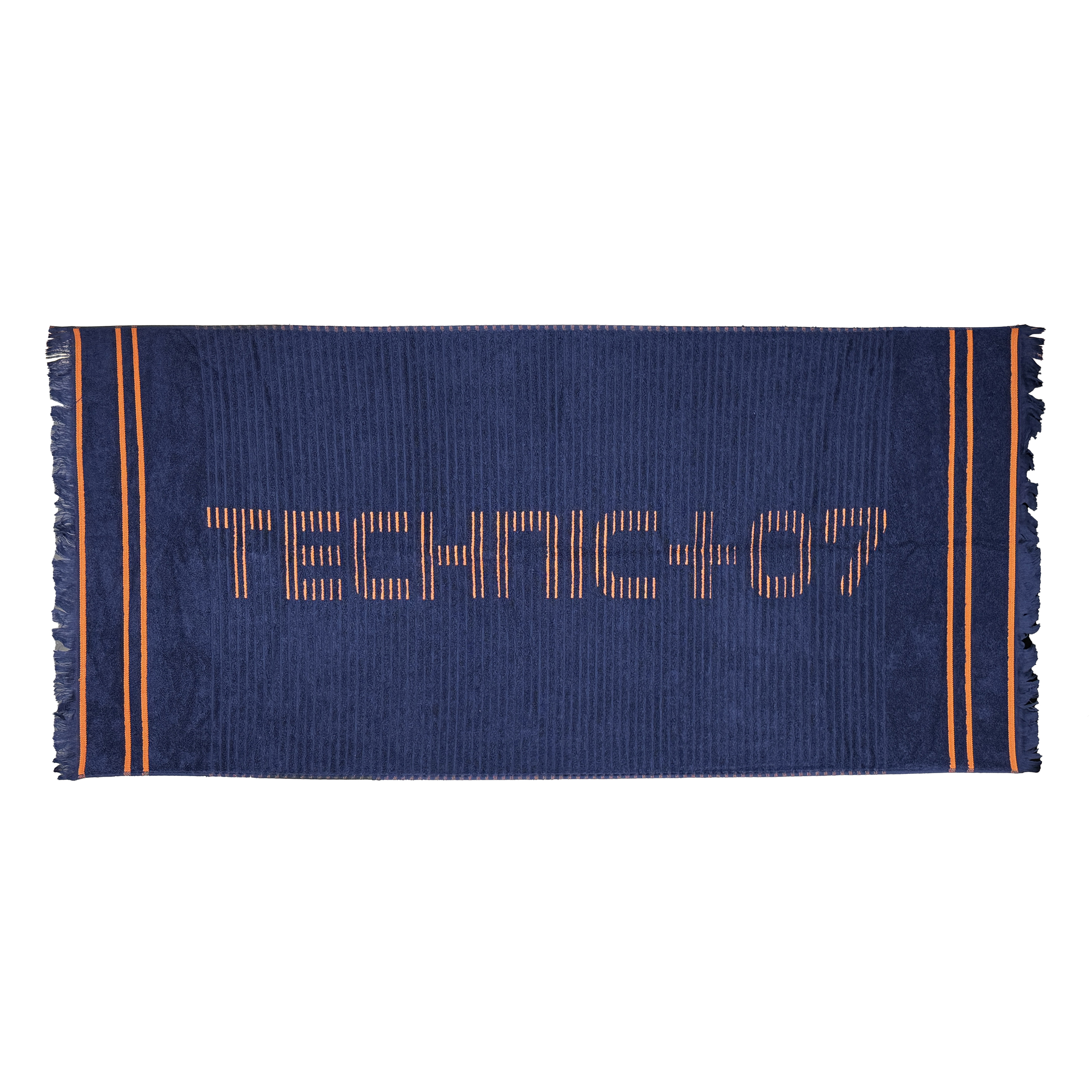 تصویر حوله ورزشی تکنیک پلاس 07 مدل HO-102-SO سایز کوچک رنگ سرمه ای