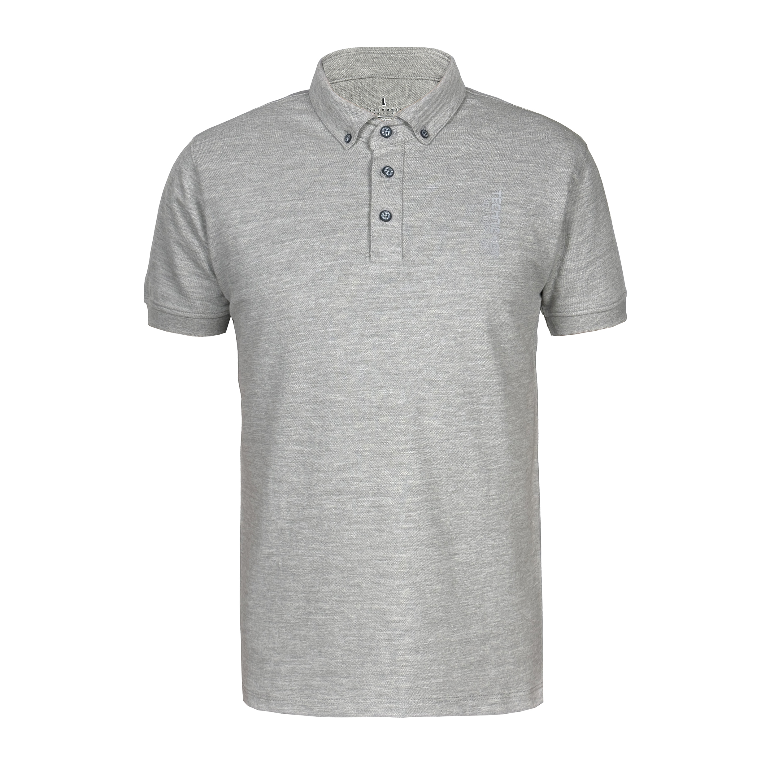 تصویر پولوشرت آستین کوتاه مردانه تکنیک+07 مدل TS-159 رنگ طوسی