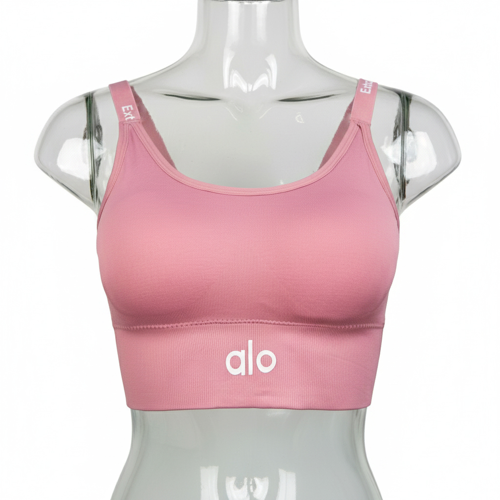 تصویر نیم تنه زنانه مدل alo کد TS-104 رنگ صورتی