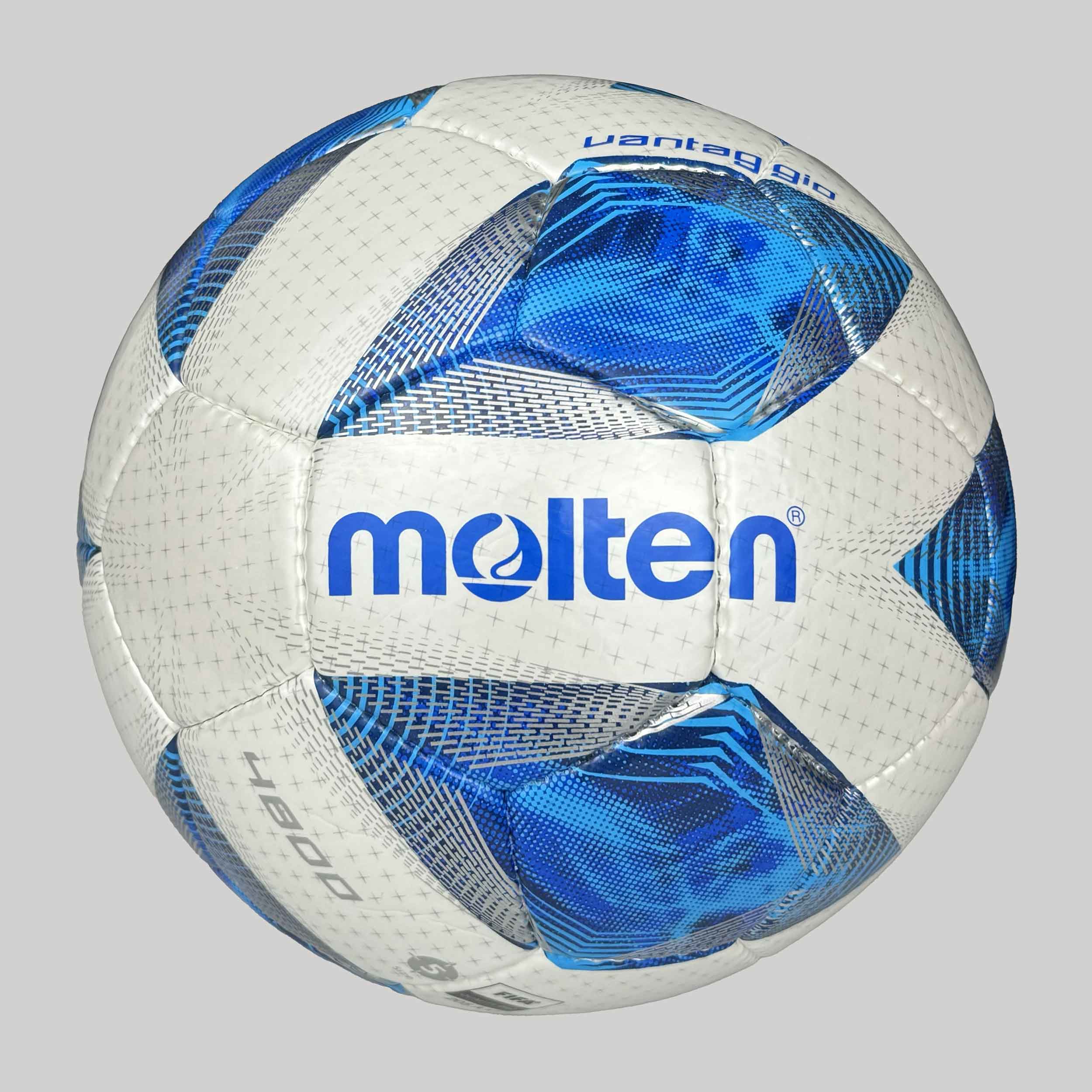 تصویر توپ فوتبال مولتن | Molten اورجینال مدل ۴۸۰۰ کد KAFOO-101 رنگ آبی