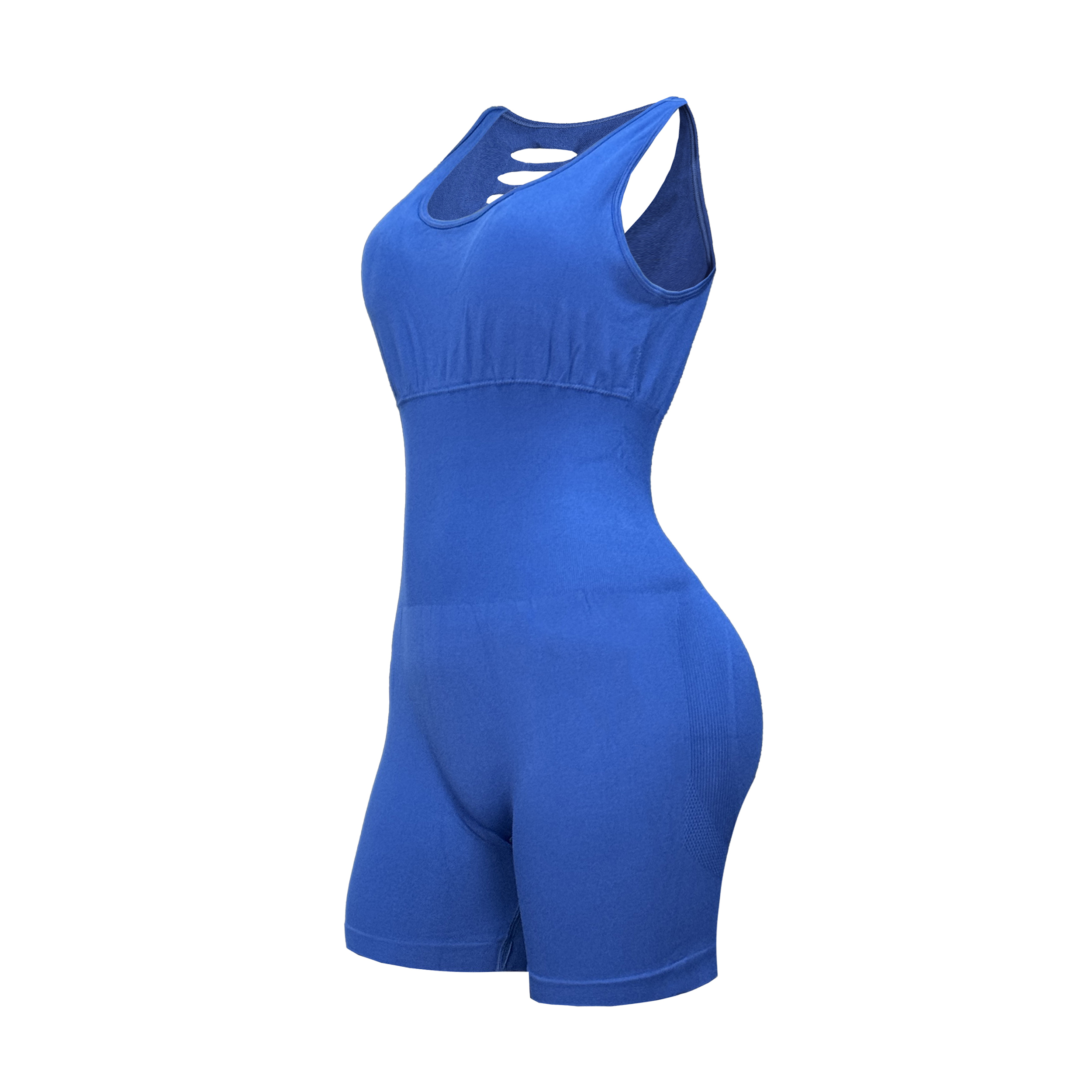 تصویر اورال ورزشی زنانه مدل سیملس کبریتی کد OV-102-AB رنگ آبی