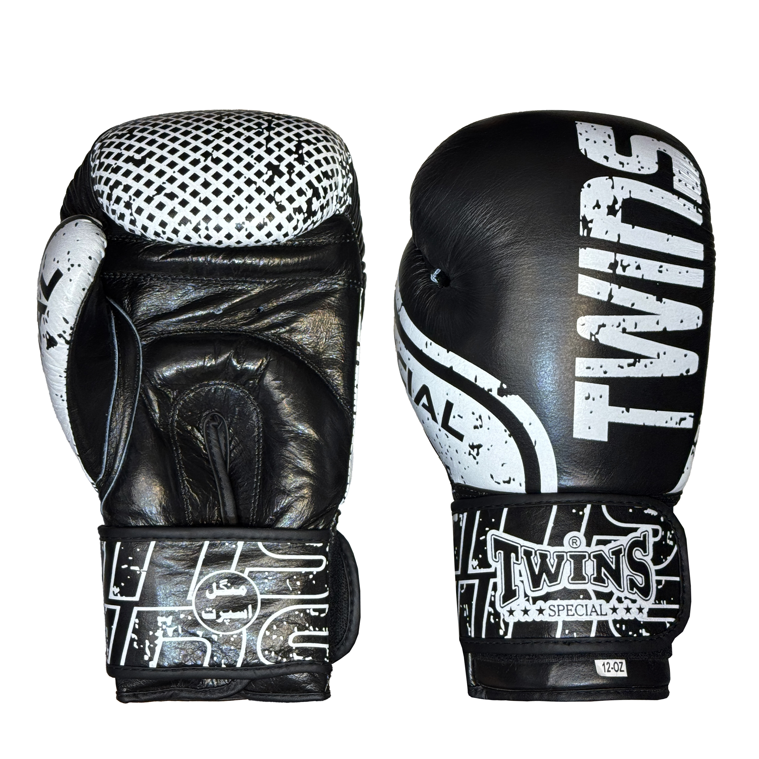 تصویر دستکش بوکس مدل تویینز کد SD-202-ME رنگ مشکی
