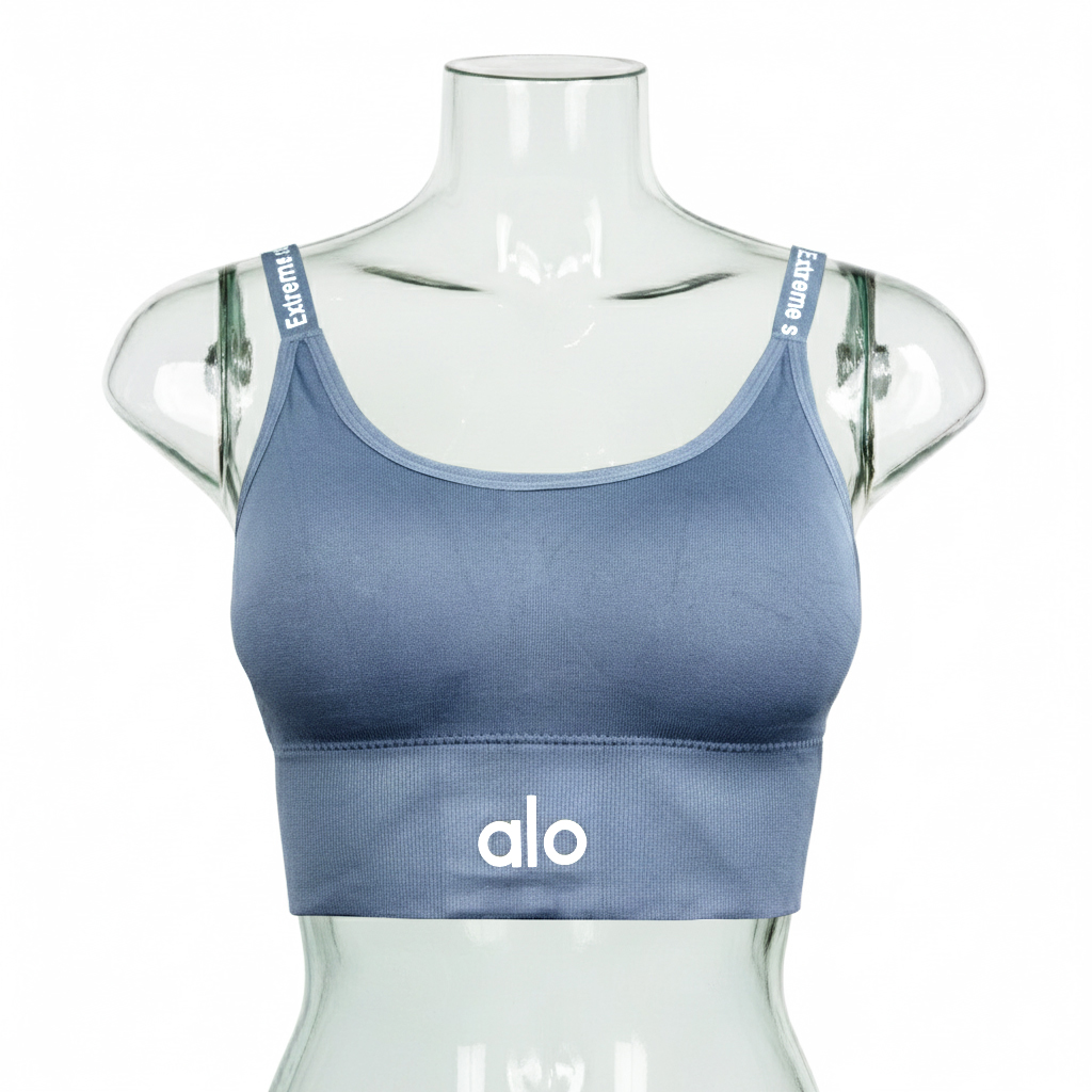 تصویر نیم تنه زنانه مدل alo کد TS-104 رنگ آبی نفتی