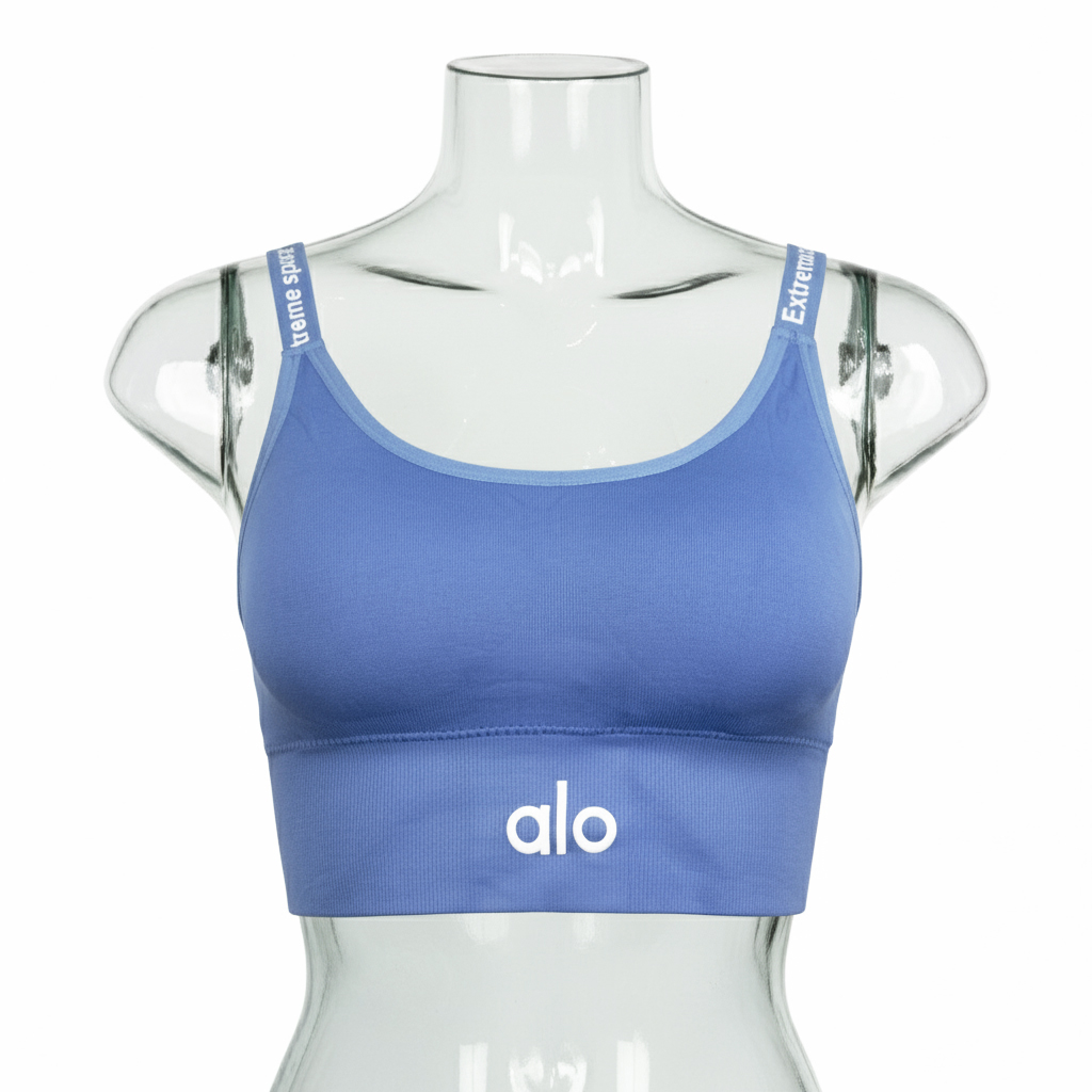 تصویر نیم تنه زنانه مدل alo کد TS-104 رنگ آبی