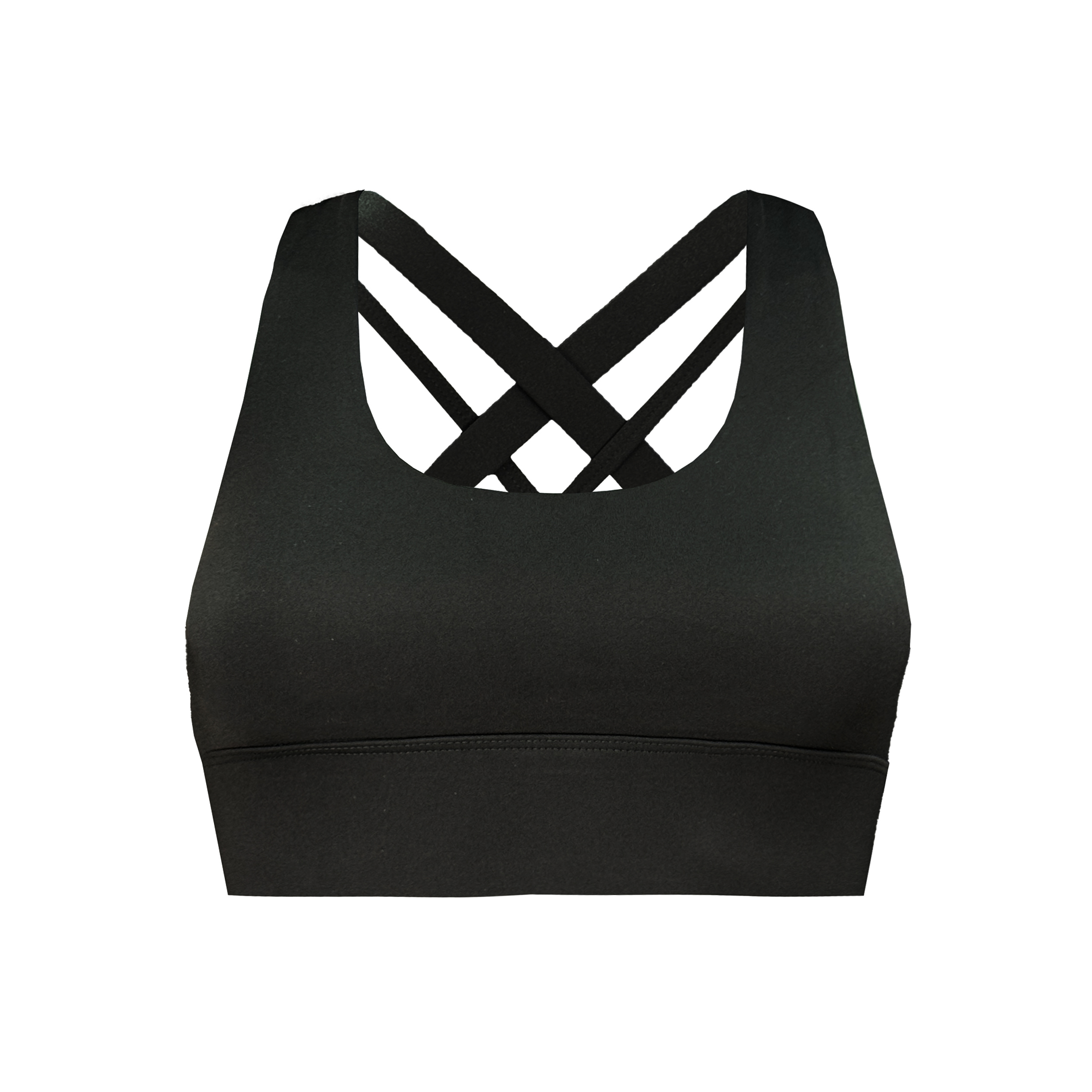 تصویر نیم تنه زنانه مدل ضربدری کد TS-103-ME رنگ مشکی