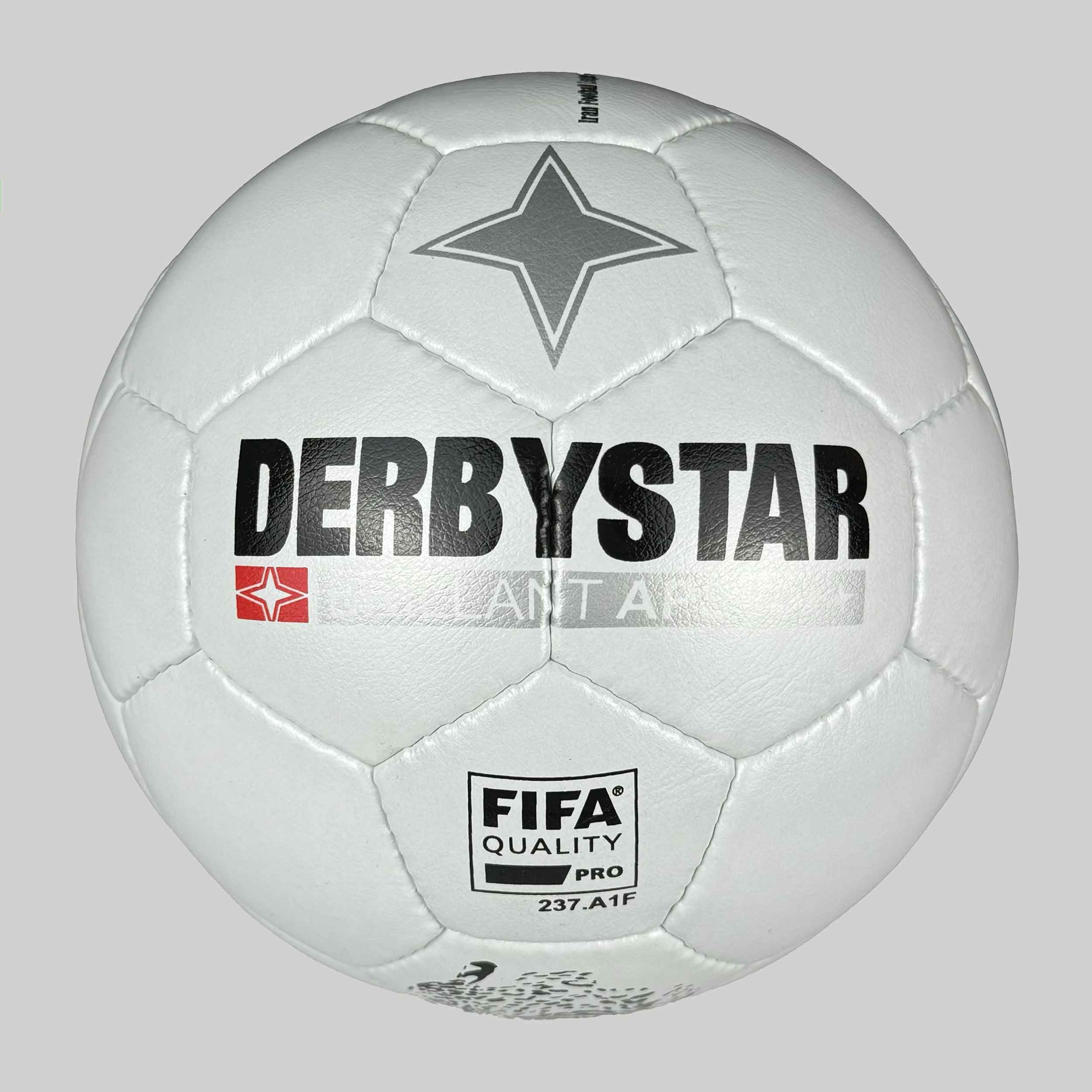 تصویر توپ فوتبال دربی استار | Derbystar کد TOFO-107 رنگ طوسی