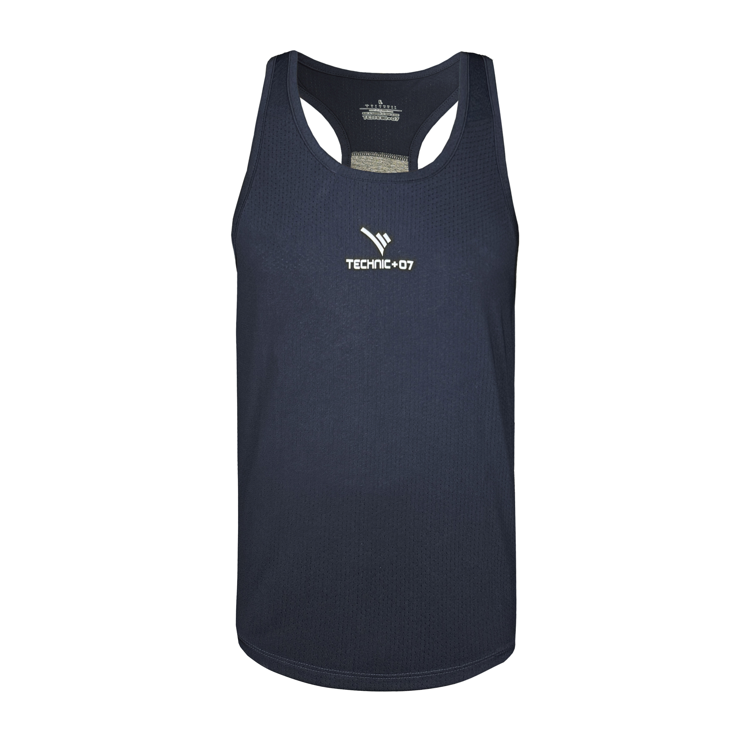 تصویر رکابی ورزشی مردانه تکنیک پلاس 07 مدل قهرمانی کد TS-162 رنگ سرمه ای