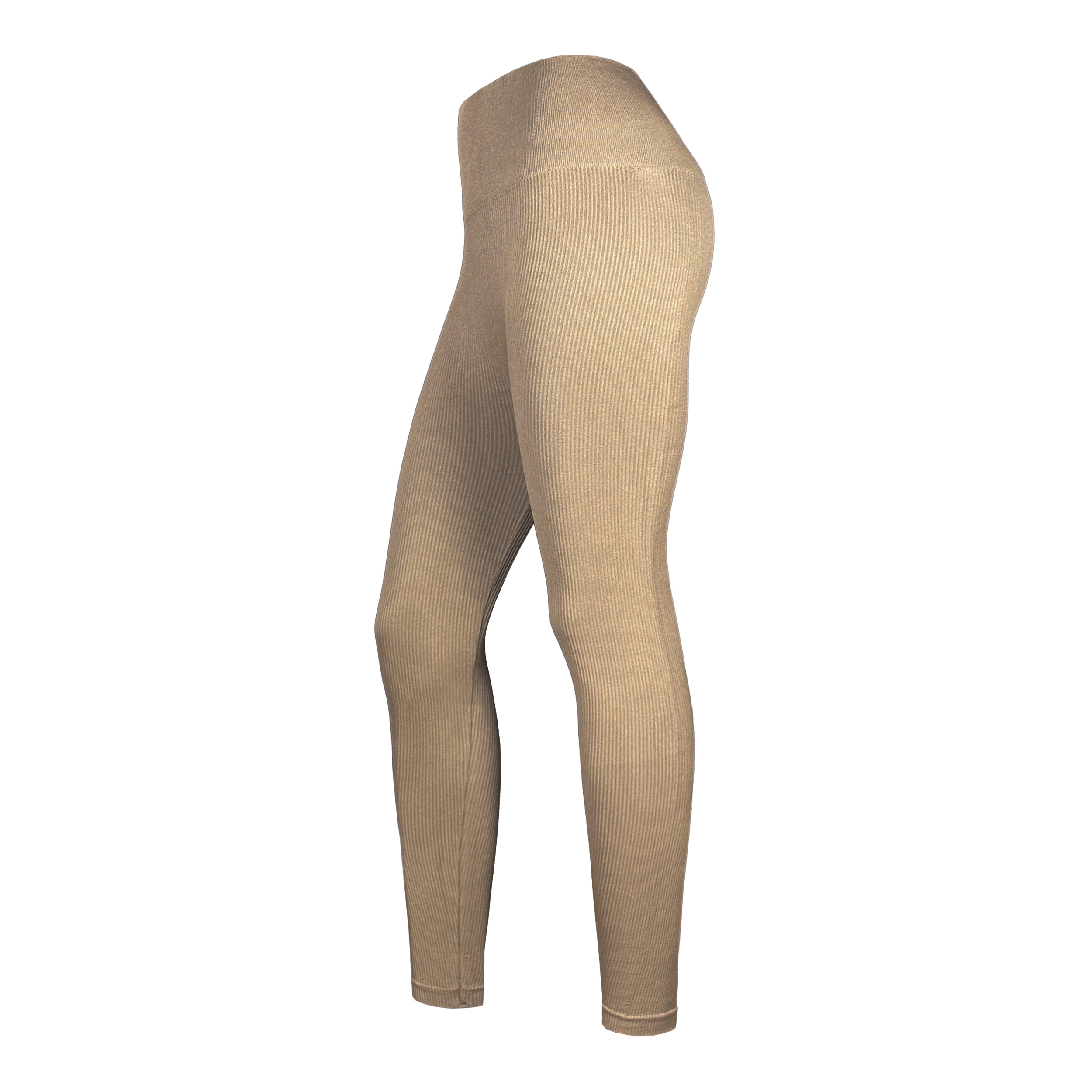 تصویر لگ زنانه مدل کبریتی گرم پایین SH-103- رنگ نسکافه ای