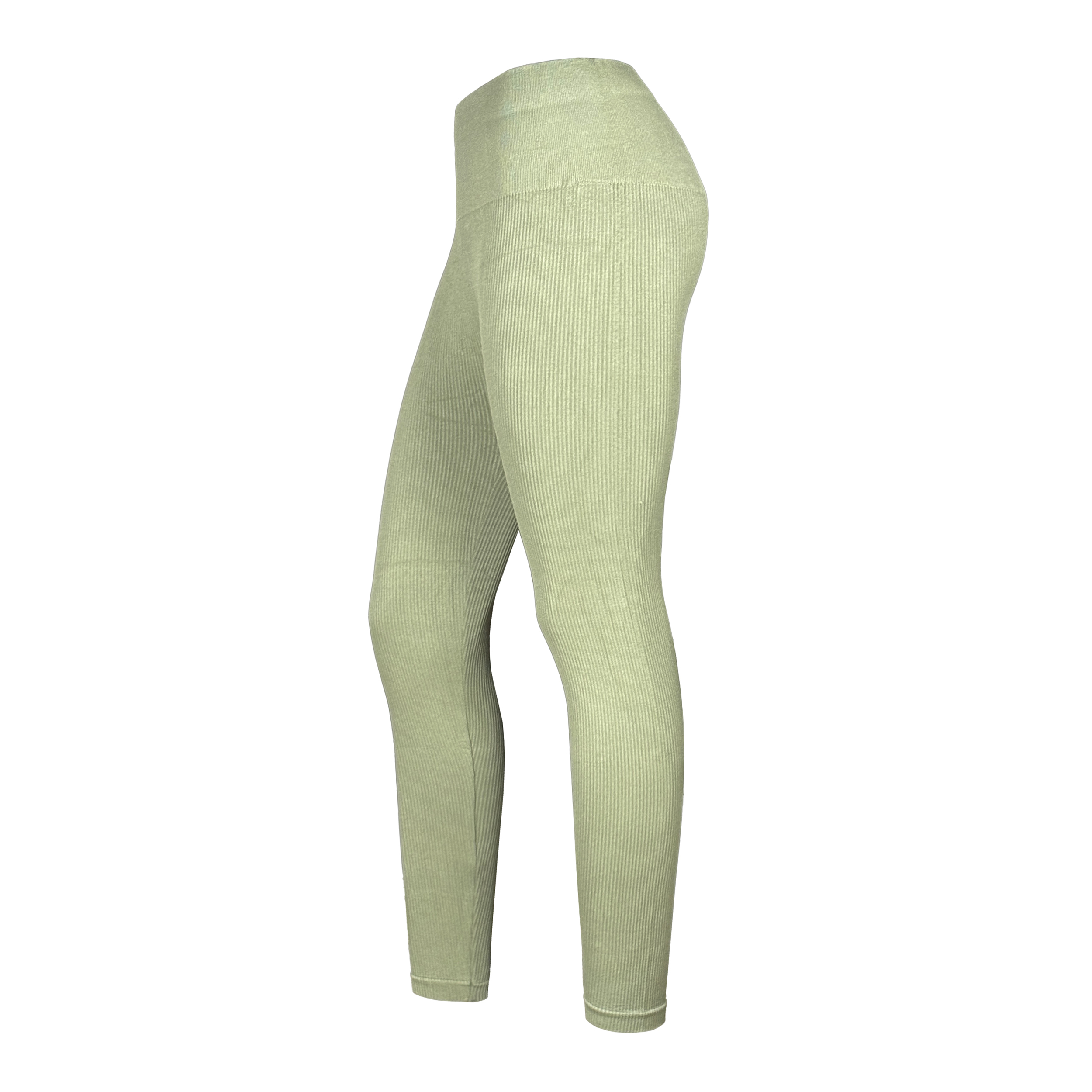 تصویر لگ زنانه مدل کبریتی گرم پایین SH-103-SA رنگ سبز