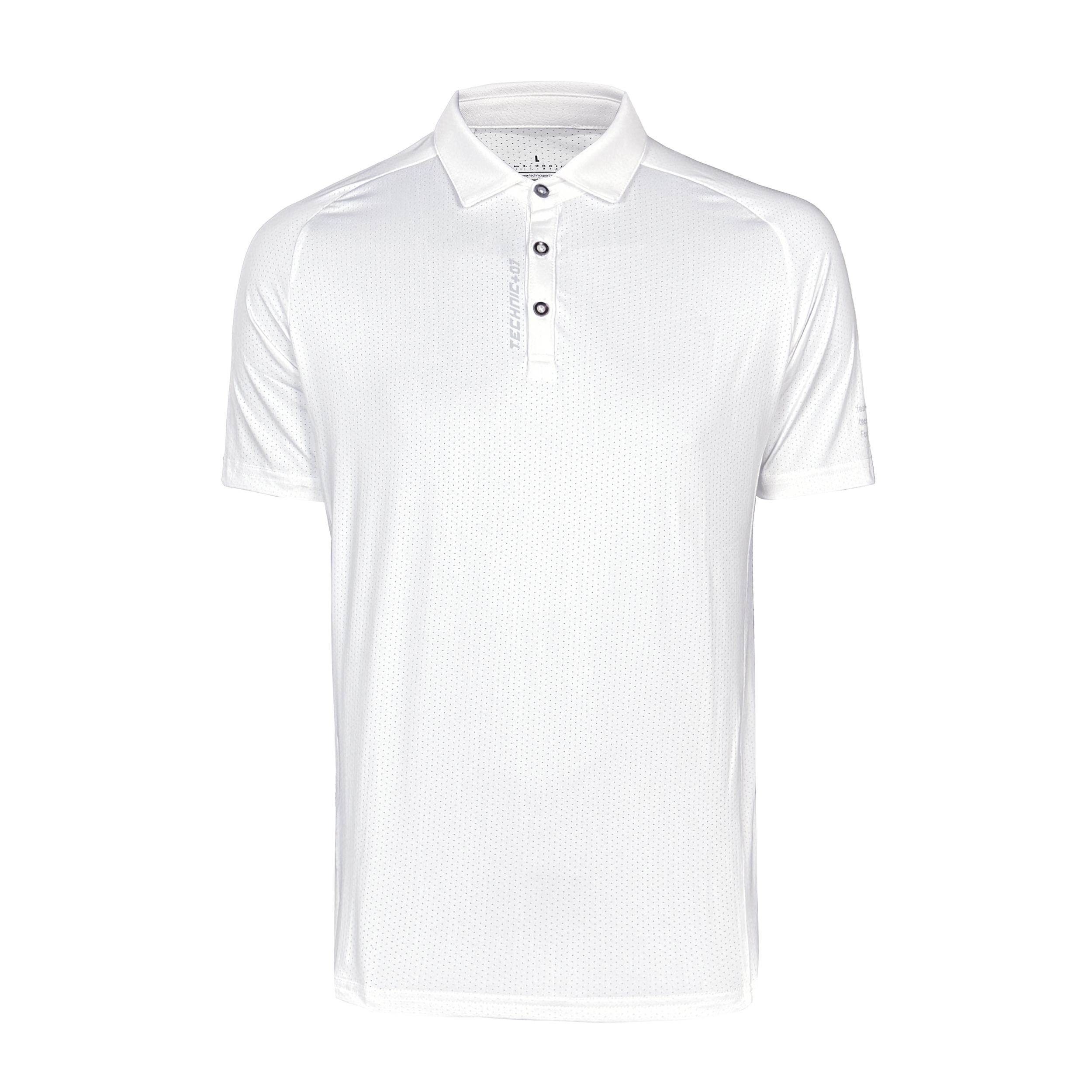 تصویر پولوشرت ورزشی مردانه تکنیک پلاس 07 مدل آرشا کد TS-164 رنگ سفید