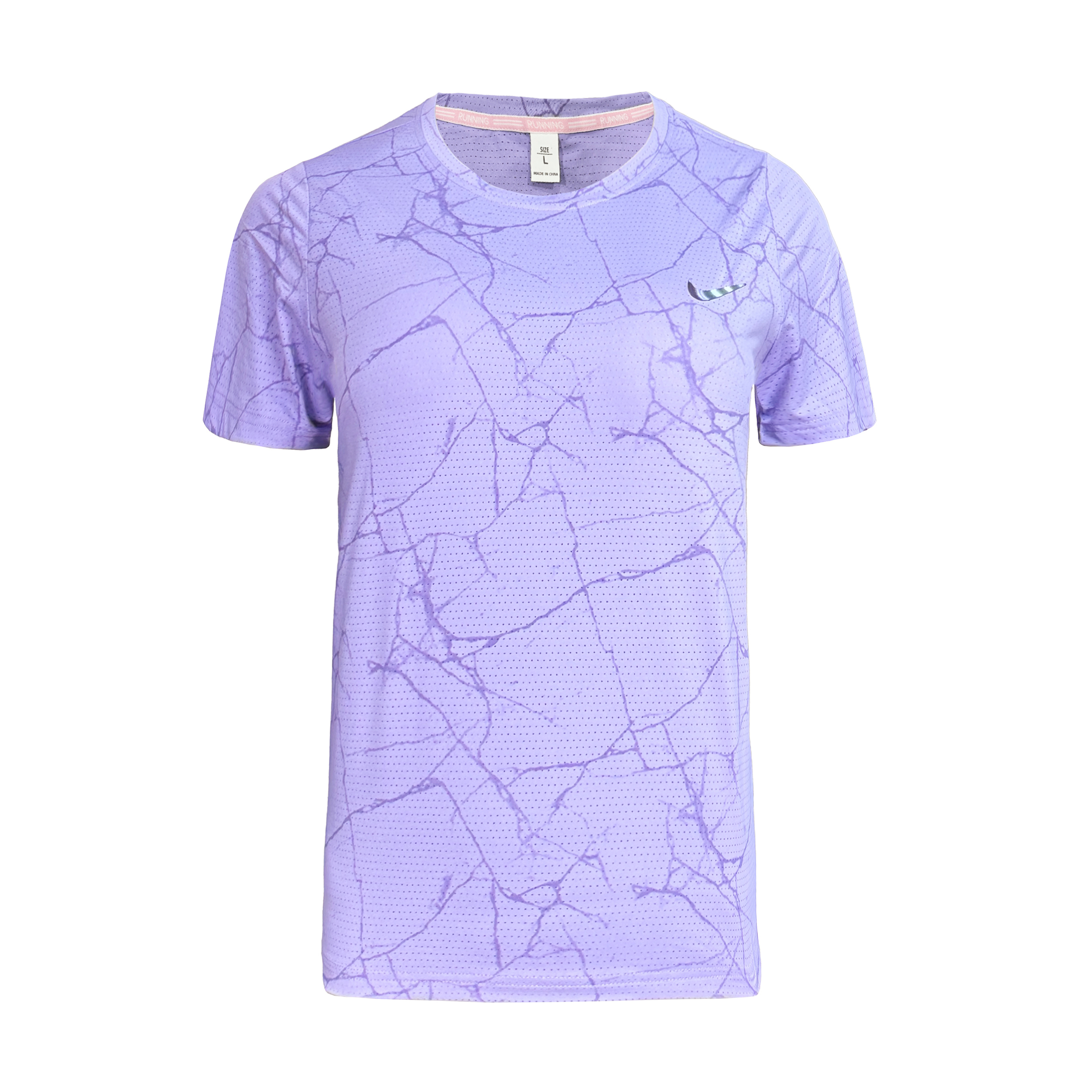 تصویر تیشرت ورزشی زنانه نایک کد TS-102-BA رنگ بنفش