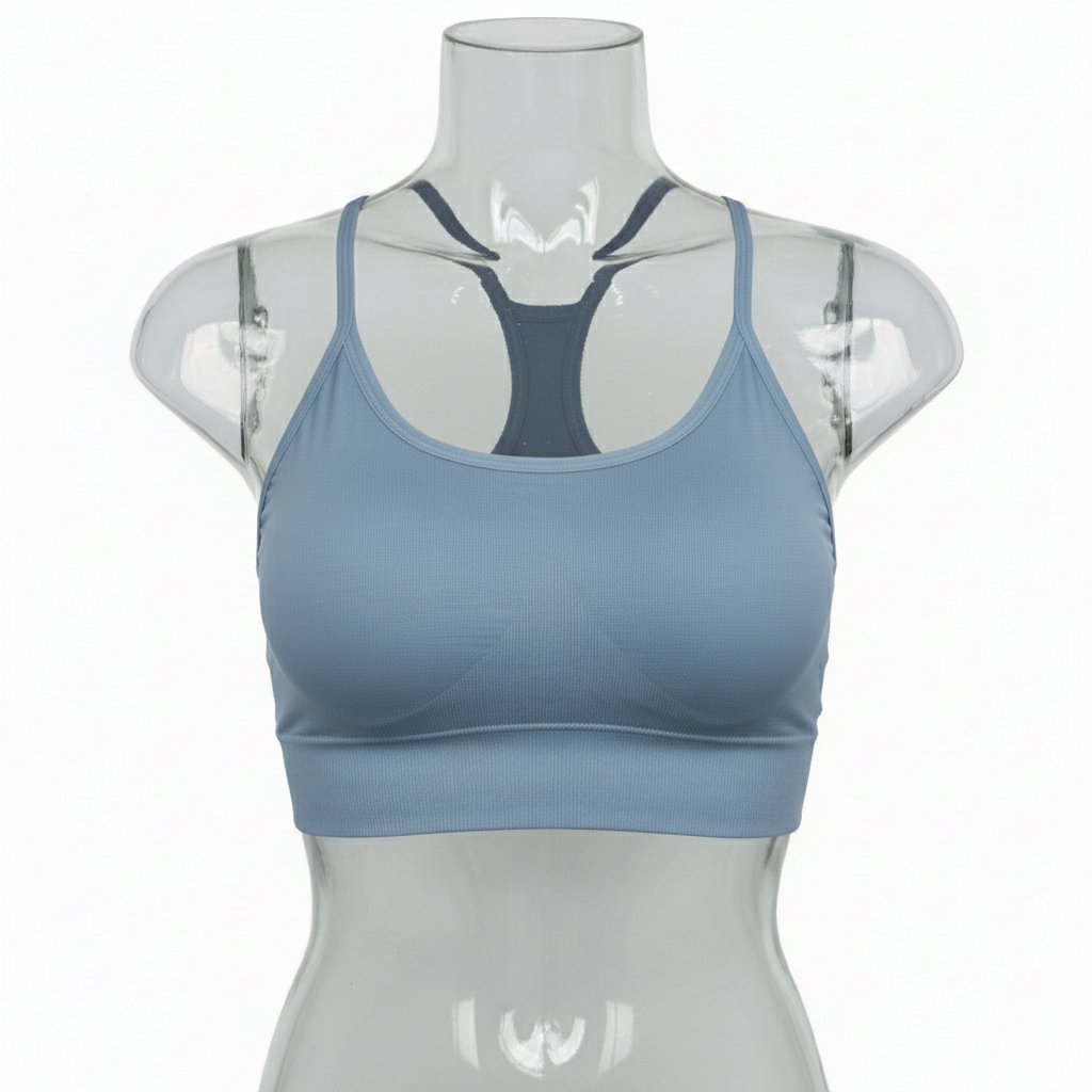 تصویر نیم تنه زنانه مدل alo کد TS-105 رنگ آبی