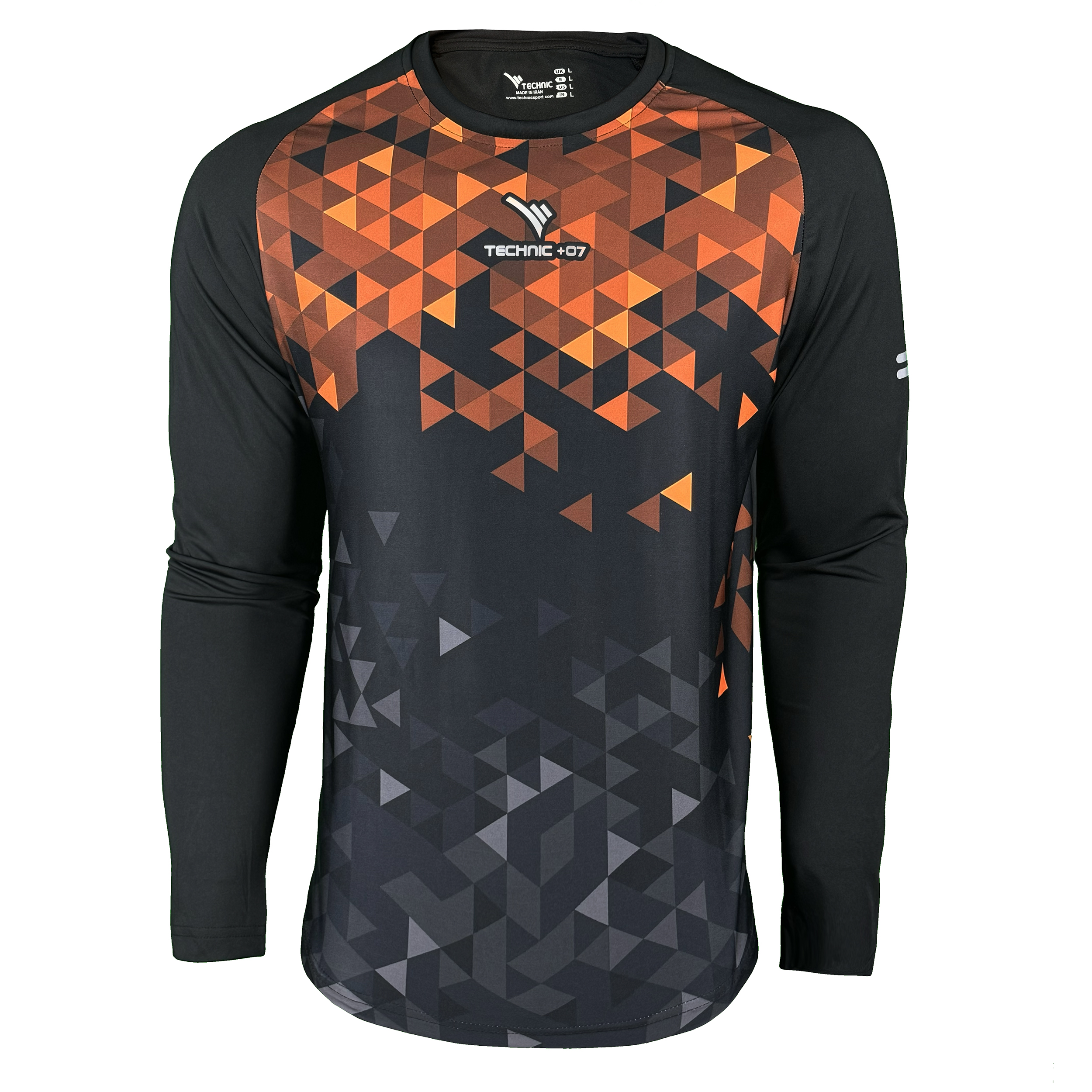 تصویر تی شرت ورزشی مردانه تکنیک پلاس 07 کد  GO-114-NA