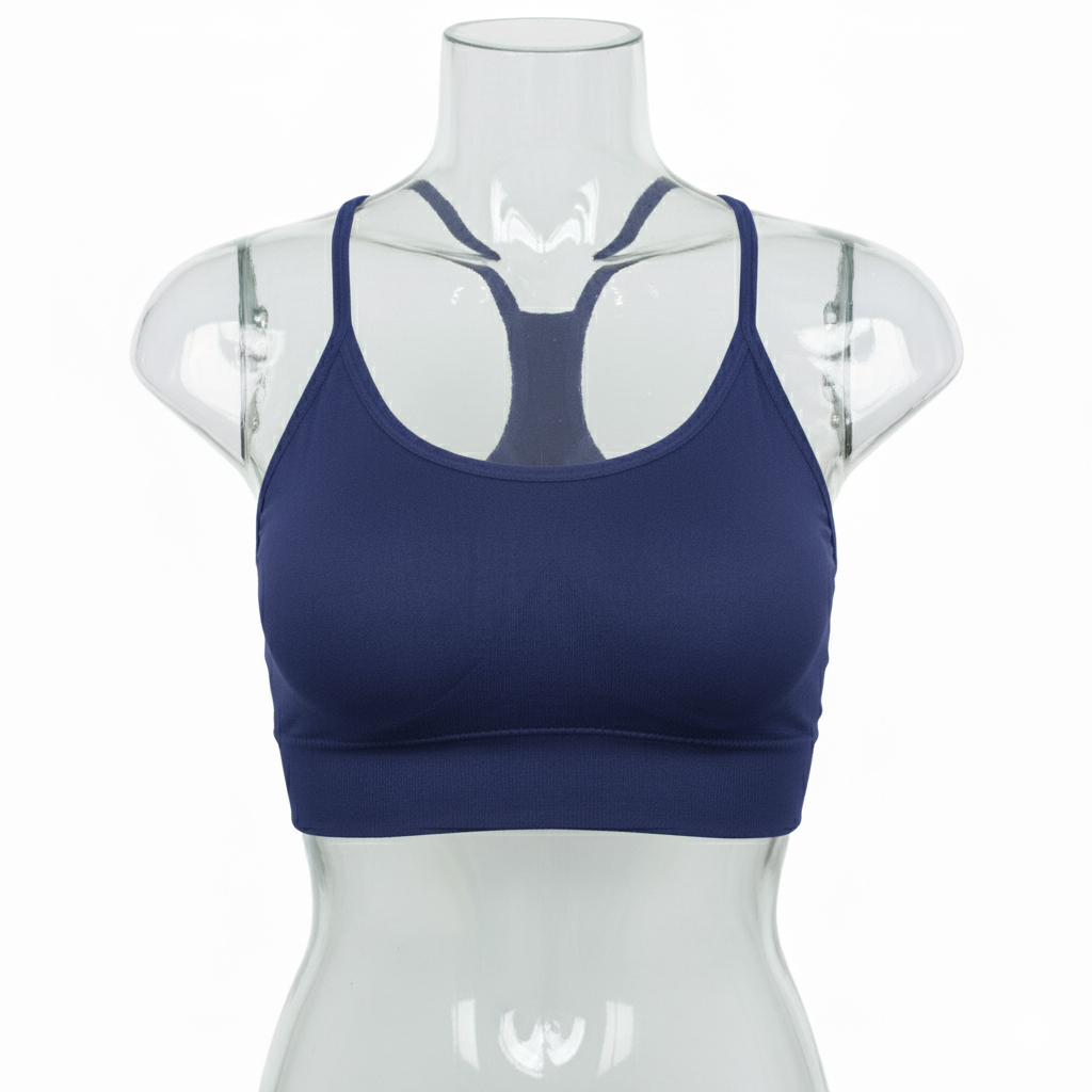 تصویر نیم تنه زنانه مدل alo کد TS-105 رنگ سورمه ای