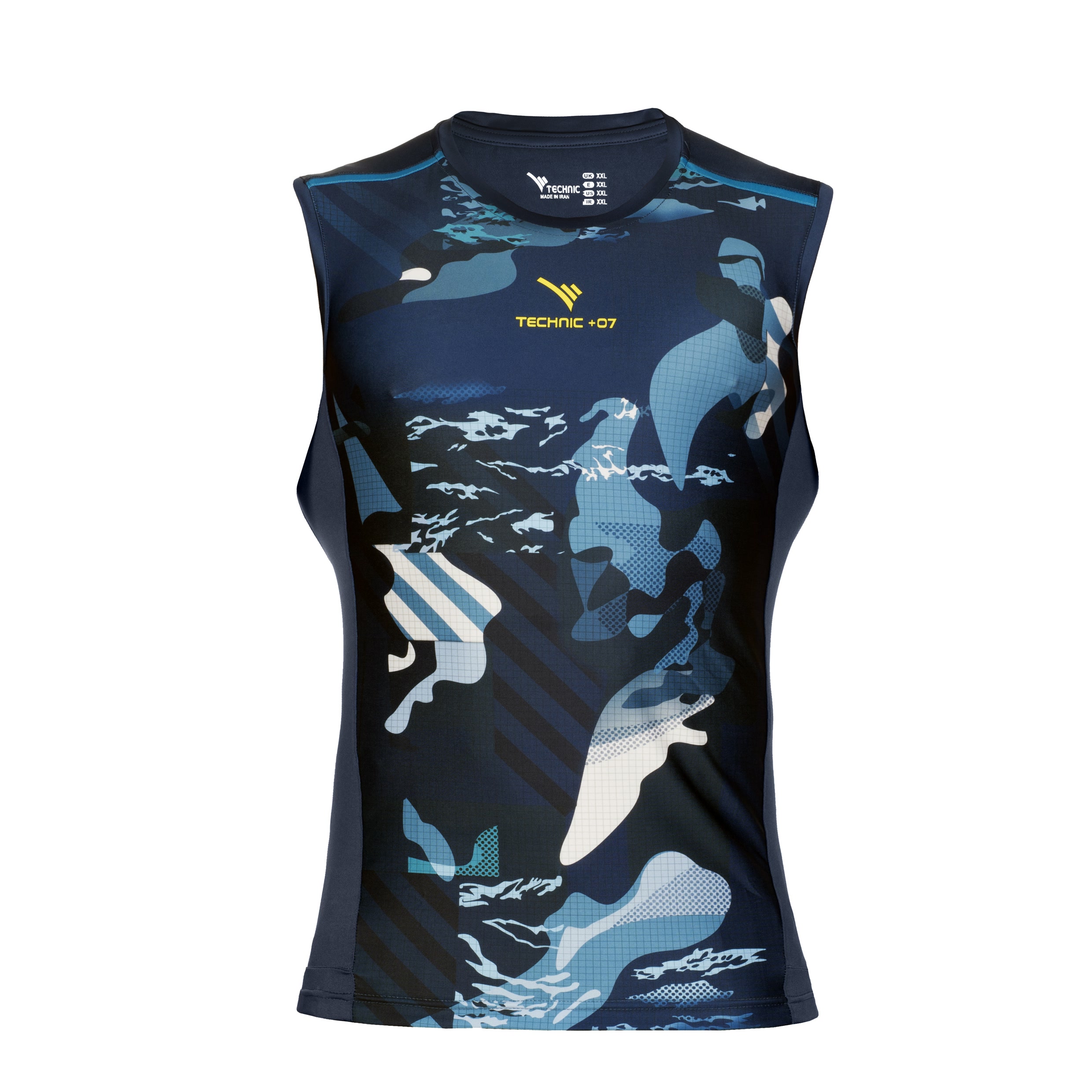 تصویر تاپ ورزشی مردانه تکنیک پلاس 07 کد TS-137-SO