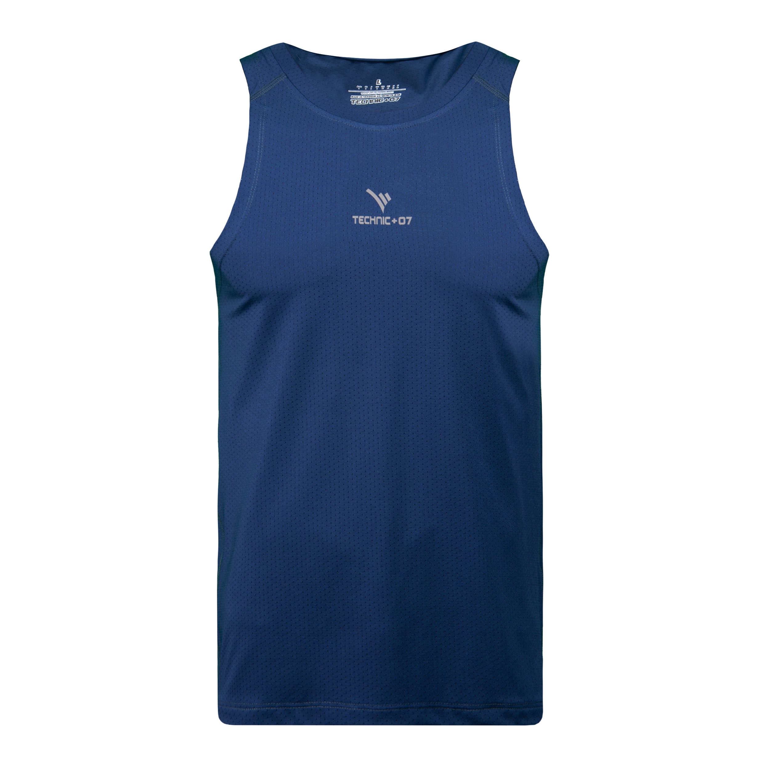 تصویر تاپ ورزشی مردانه تکنیک پلاس 07 مدل TS-160-SO رنگ سرمه ای