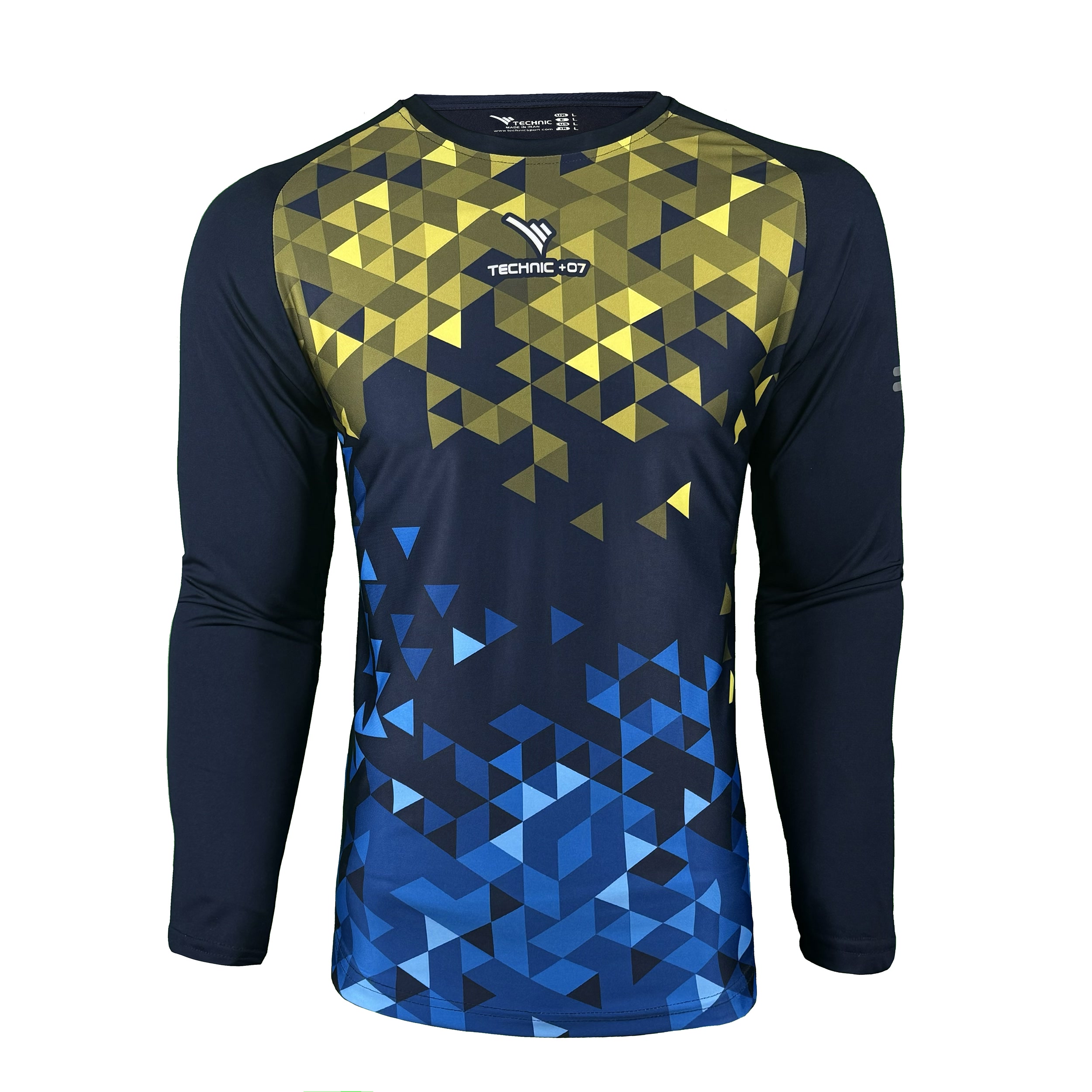 تصویر تی شرت ورزشی مردانه تکنیک+07 مدل دروازه بانی کد GO-114-ZA