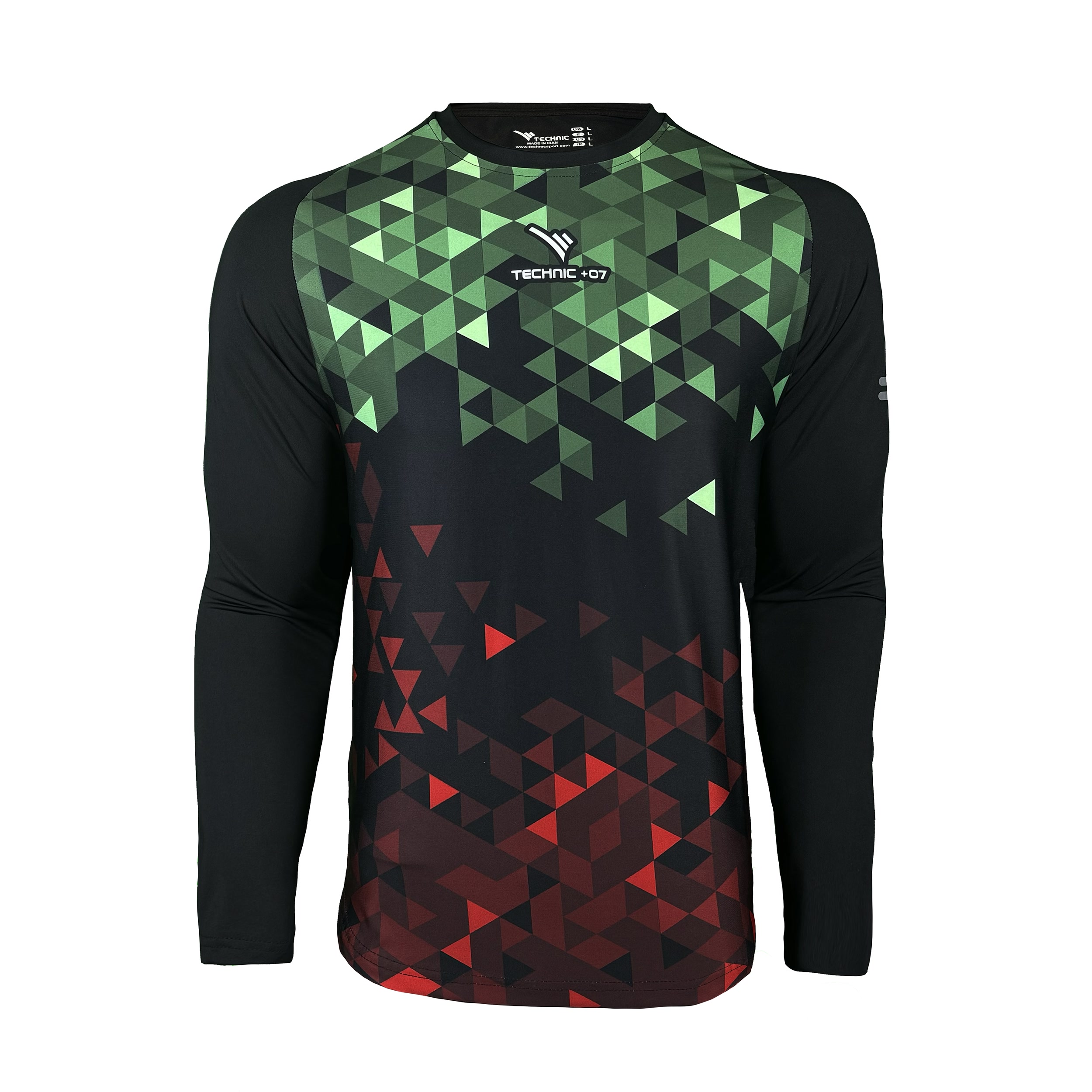 تصویر تی شرت ورزشی مردانه تکنیک+07 مدل دروازه بانی کد GO-114-SA