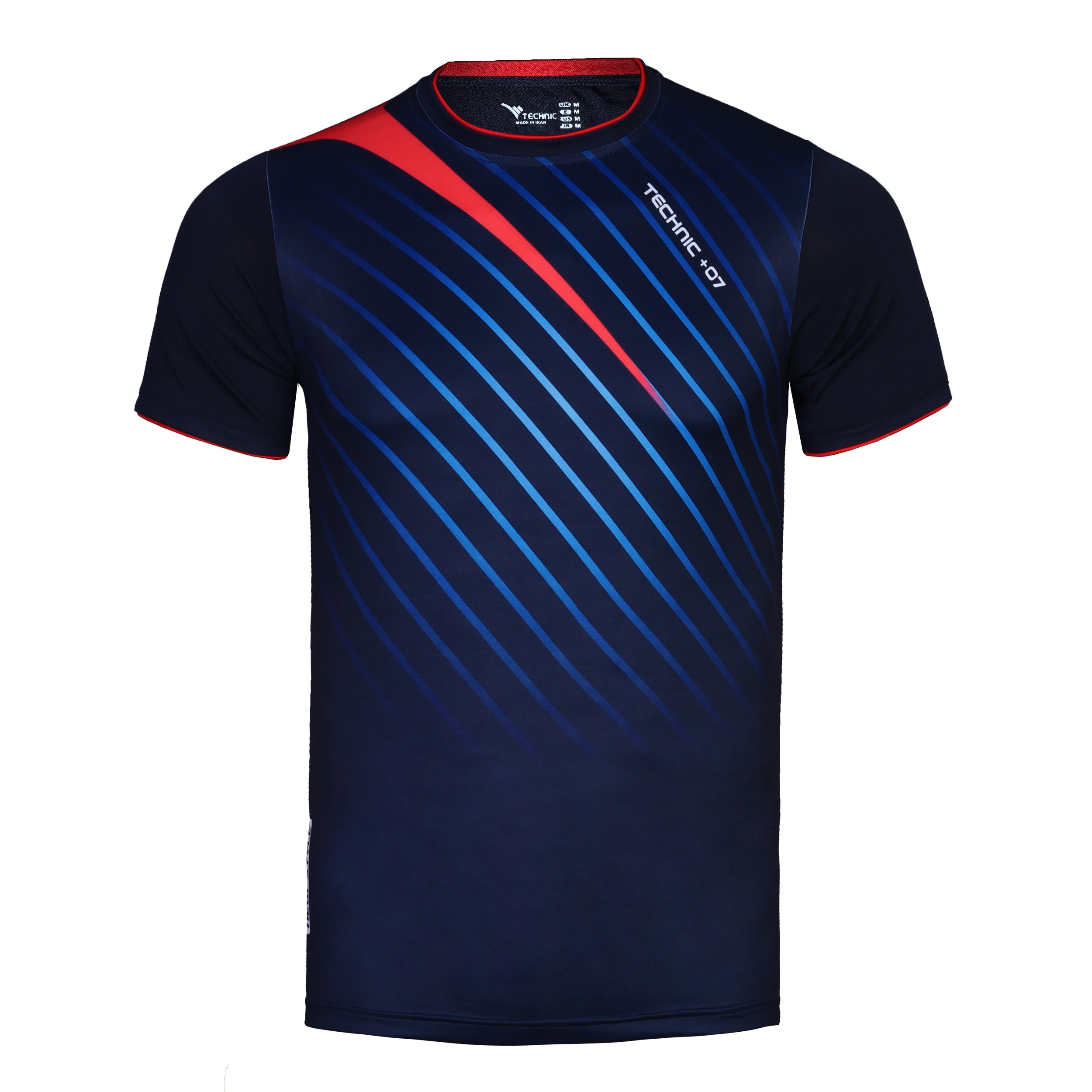 تصویر تی شرت ورزشی مردانه تکنیک پلاس 07 مدل TS-143-SO   