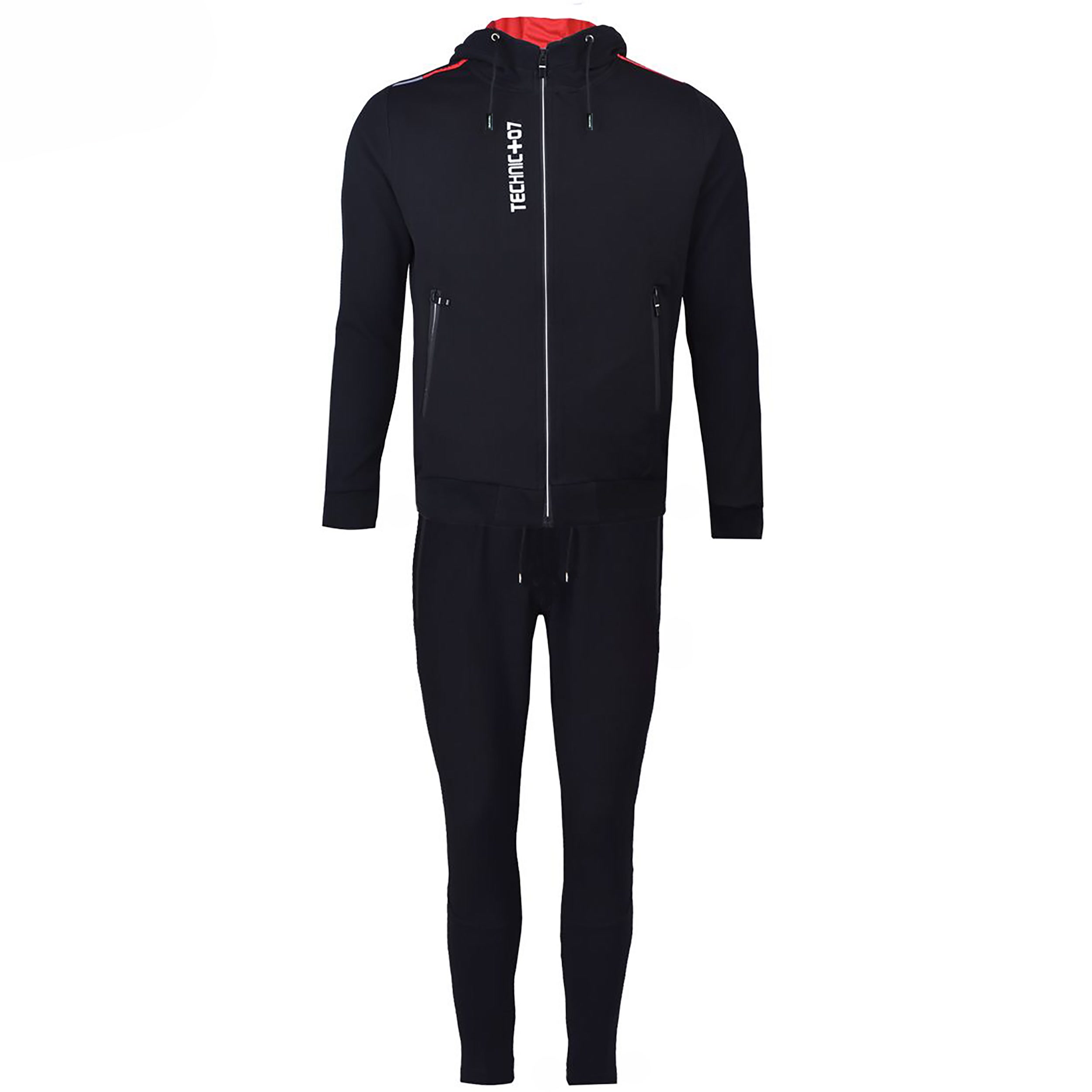 تصویر ست گرمکن و شلوار ورزشی مردانه تکنیک پلاس 07 مدل GK-SH-121-126-ME