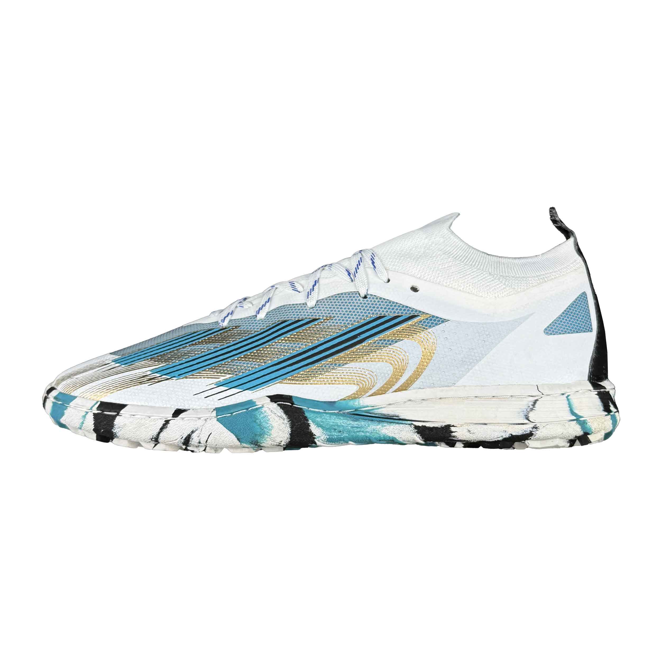 تصویر کفش فوتبال چمن مصنوعی آدیداس مردانه مدل Crazyfast کد KASR-109 رنگ آبی