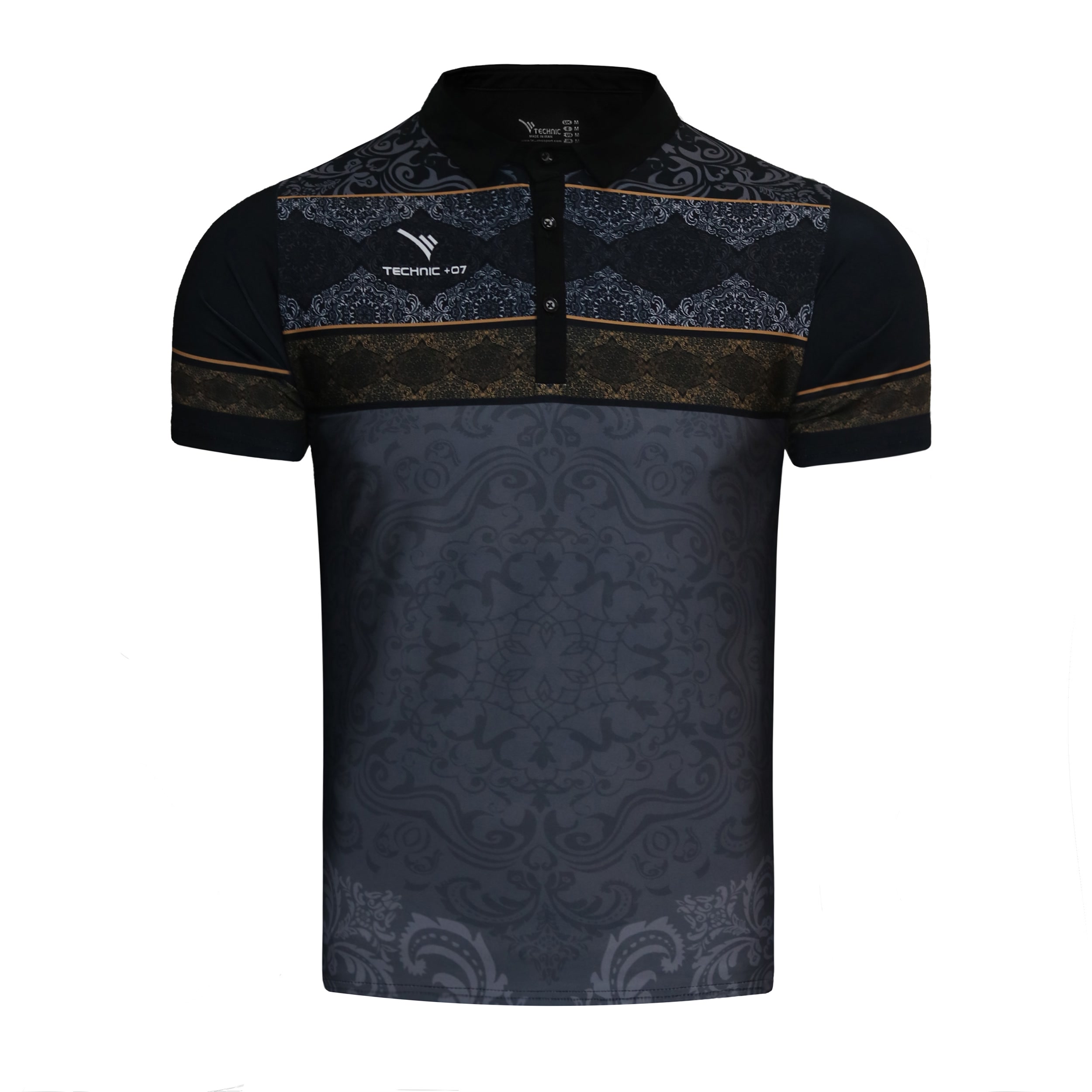 تصویر پولوشرت آستین کوتاه ورزشی مردانه تکنیک+07 مدل TS-151-ME