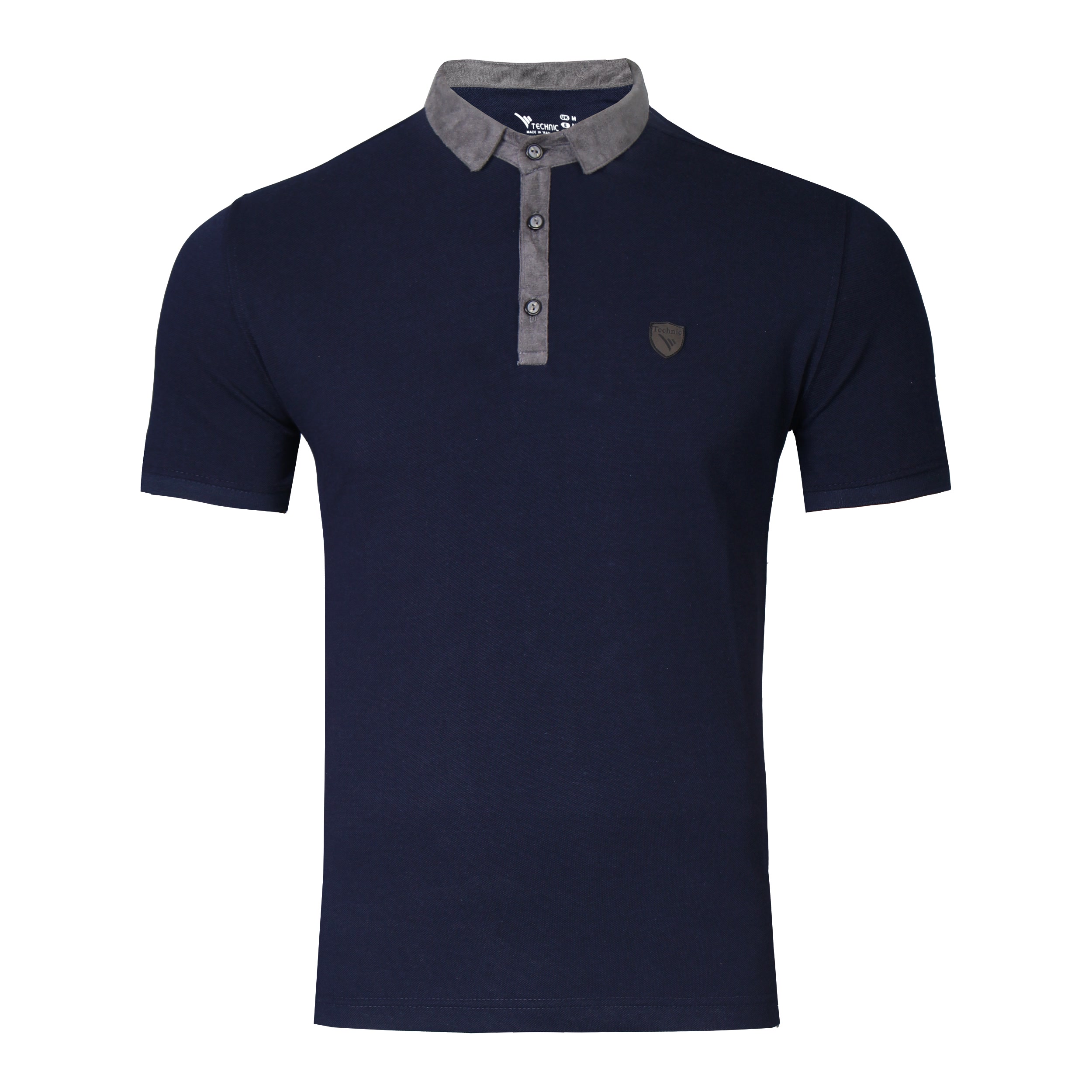 تصویر پولوشرت آستین کوتاه مردانه تکنیک پلاس 07 مدل TS118 NBG