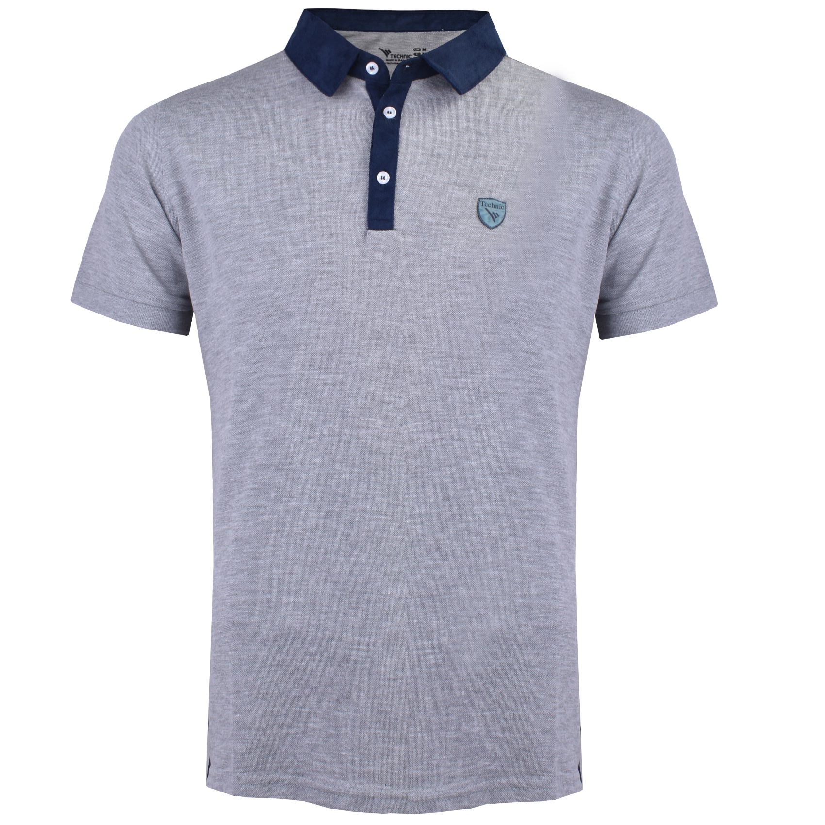 تصویر پولوشرت آستین کوتاه مردانه تکنیک پلاس 07 مدل TS118 G