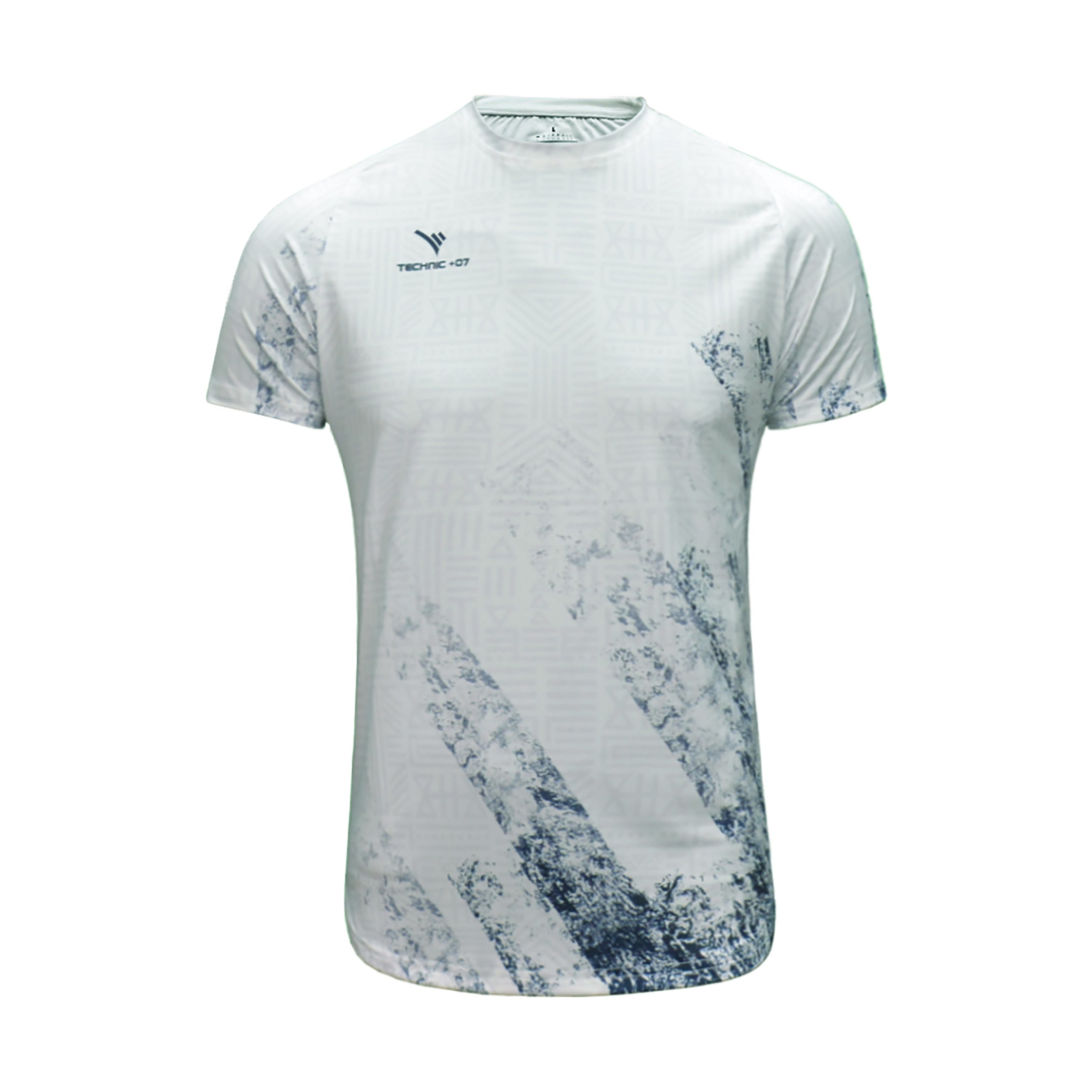 تصویر تی شرت ورزشی مردانه تکنیک+07 مدل TS-158 رنگ سفید